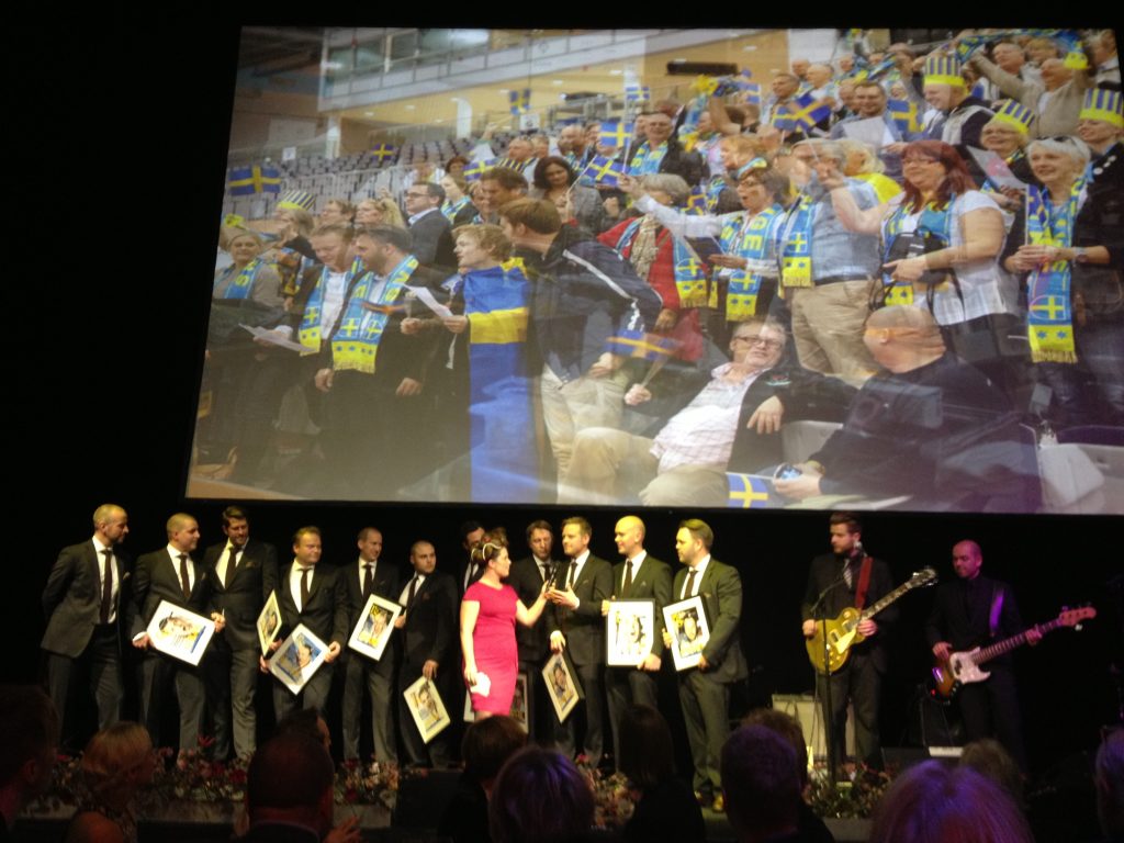 Kocklandslaget och RS Lena Ilkjaer.