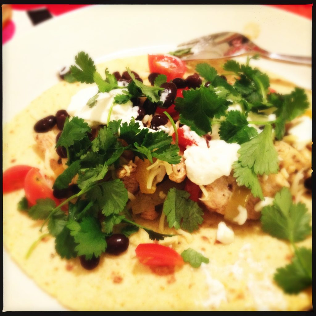 Chicken fajitas (Marias mexikanska kyckling)