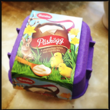 Påskägg i choklad.