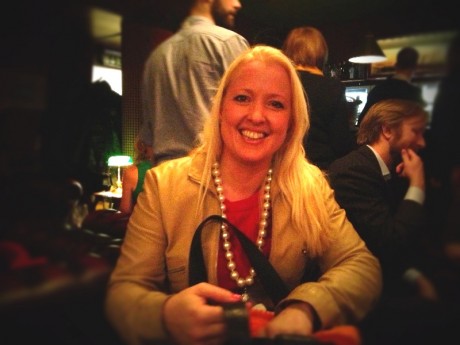 Jag fick sällskap av bloggkollegan Erica Landin.