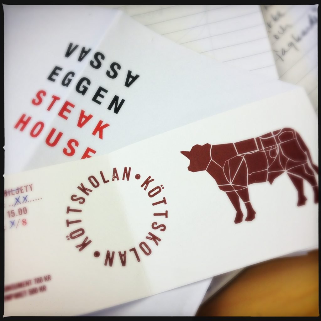 Köttkalender och -skola på Vassa Eggen.