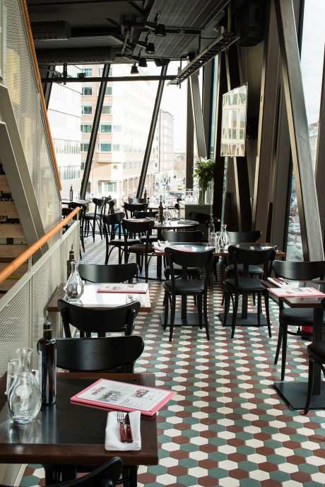 Trattoria Enzos högst upp i Hornhuset. Foto: Linus Flodin