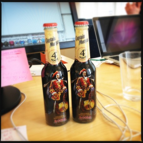 Captain Morgan får tummen ner.