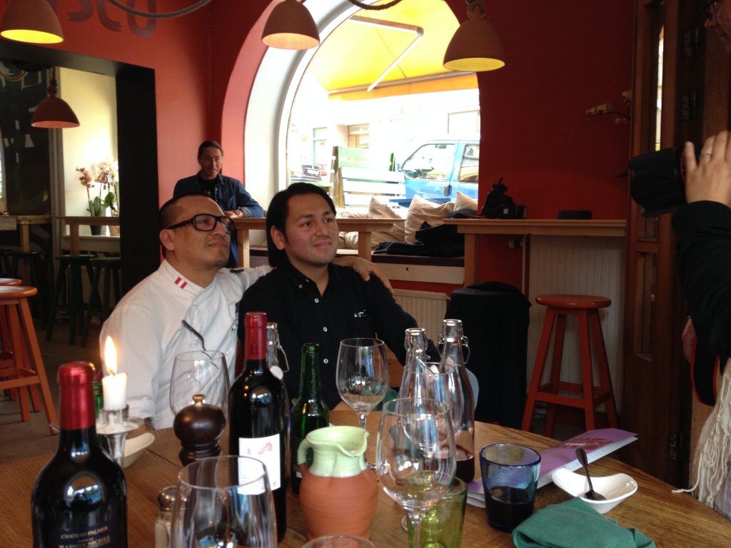 Kocken Edgardo Umeres och ägaren av Tumi, Raul Deza.