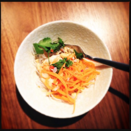 Kungsräka asian style av kocken Pi Le blev en favorit.