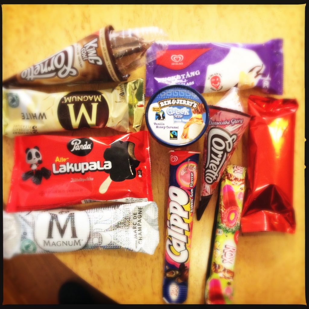 Nya glassar från GB Glace.