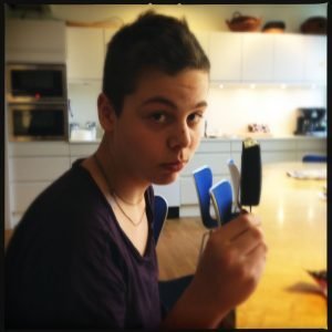 Markus ställer upp som glasstestare för Allt om Mat.