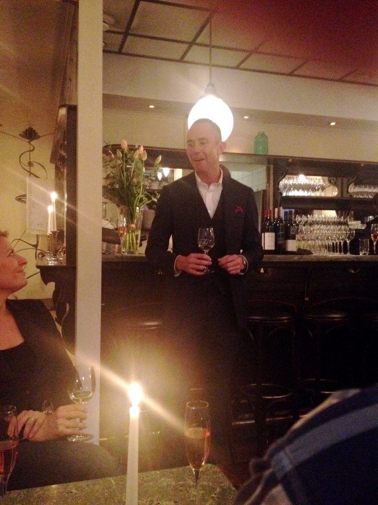 Steve Meckiff från australiensiska vinhuset Jacob's Creek berättar om finvinet Johan.