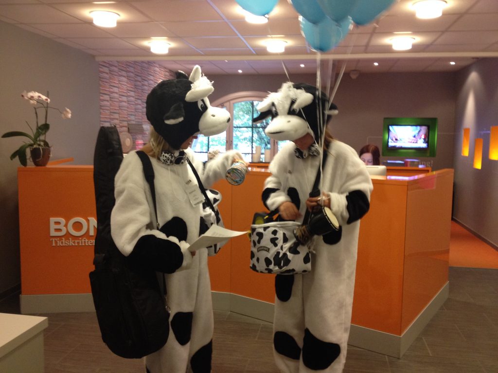 När Ben & Jerry's kossorna kommer med glass blir det fest.