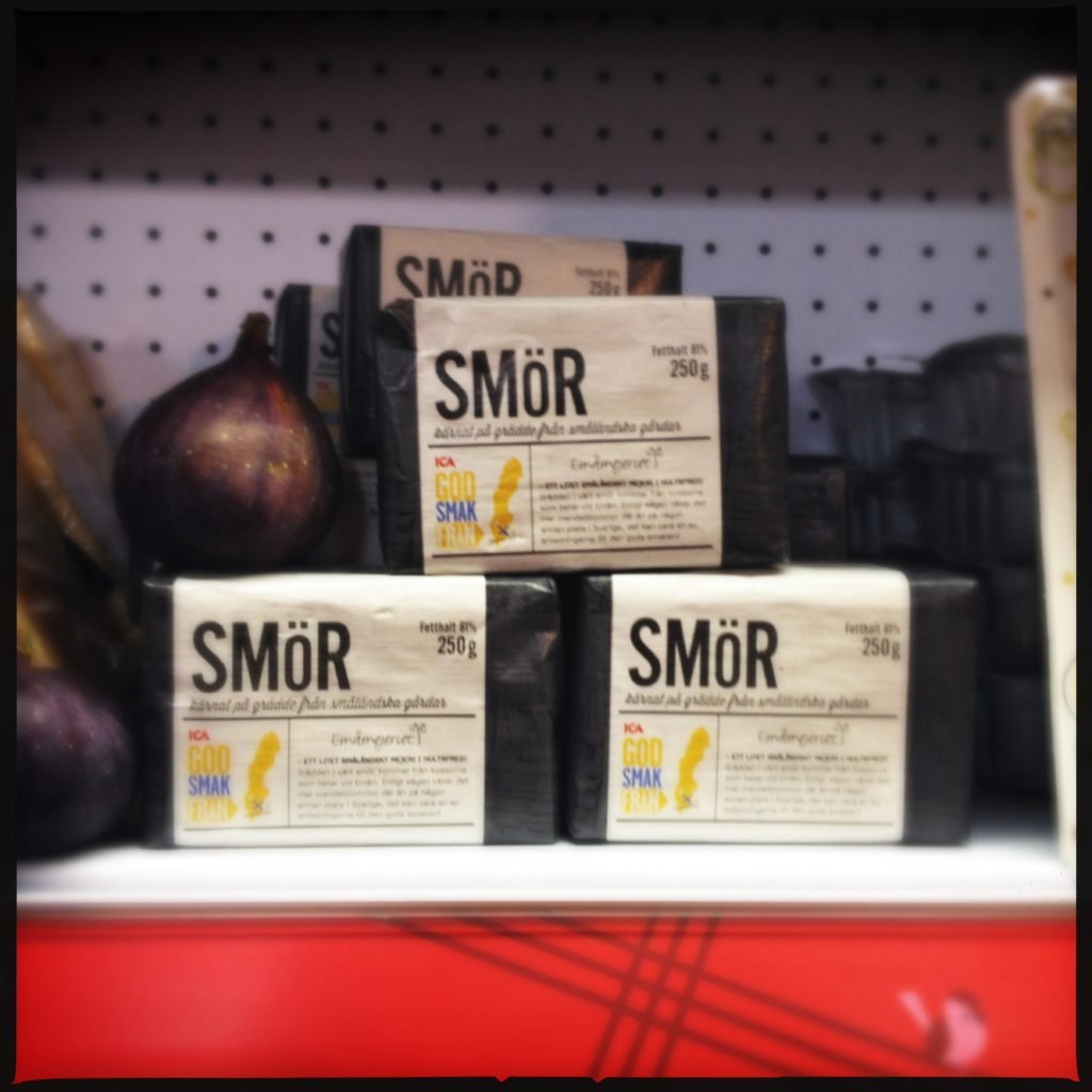 Smör från Småland under Icas märke God smak från.