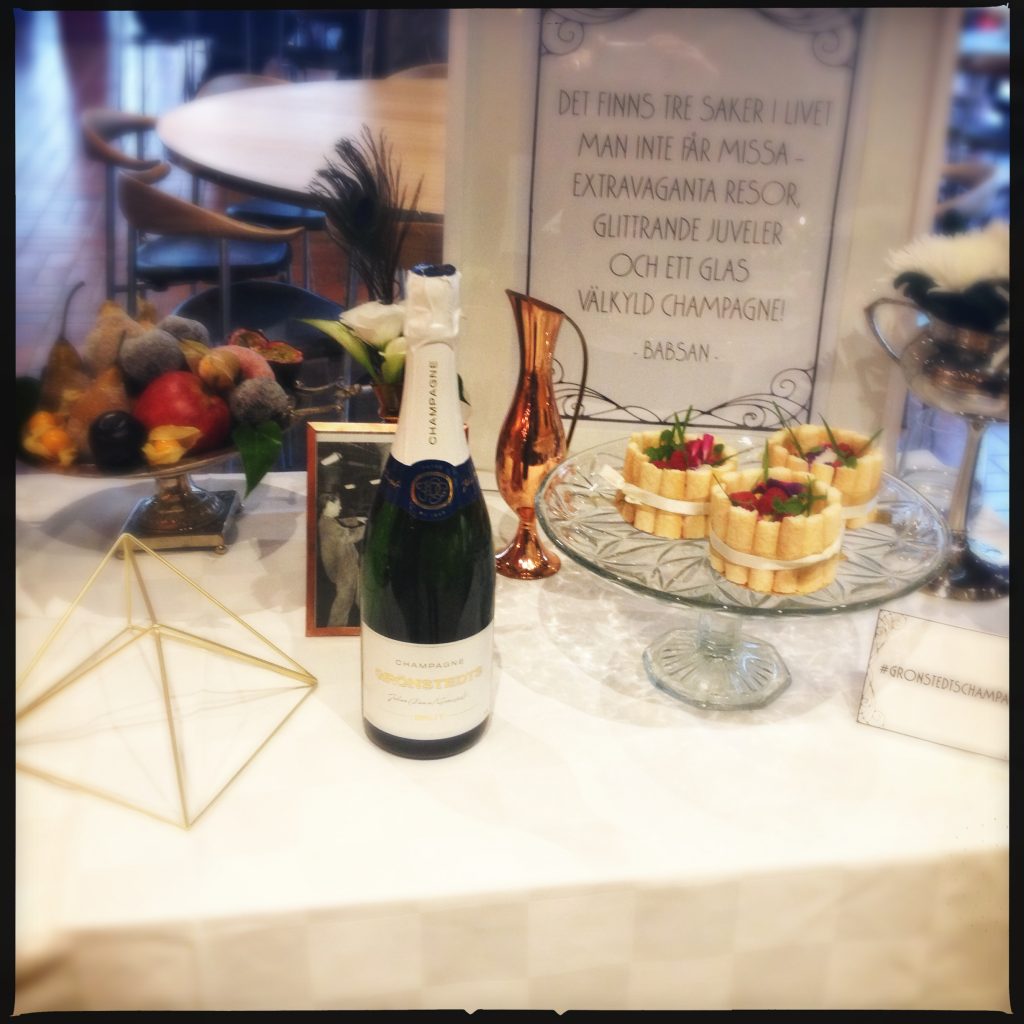 Grönstedt kommer med en Champagne lagom till jul och nyår.