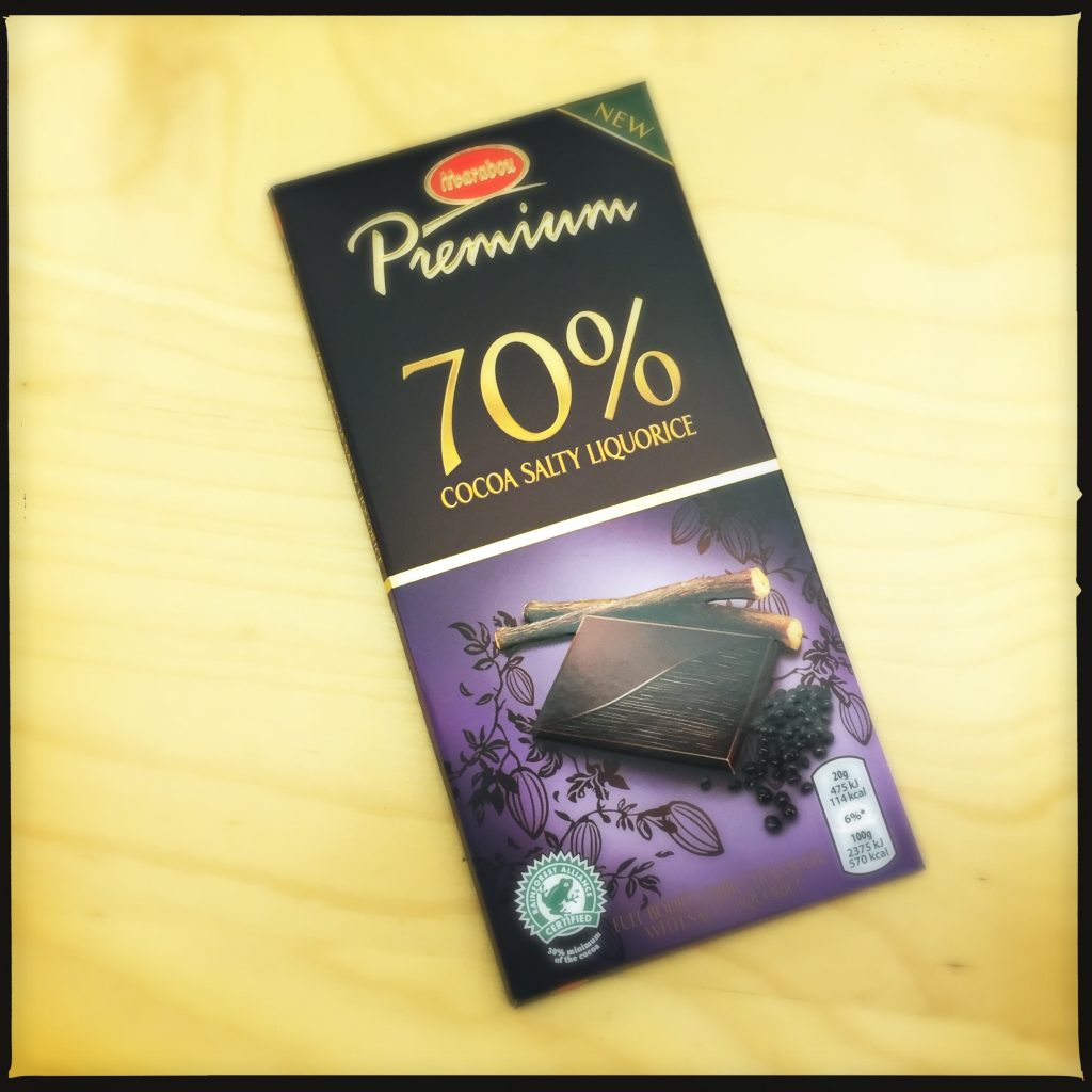 Marabous 70 % salty licuorice.