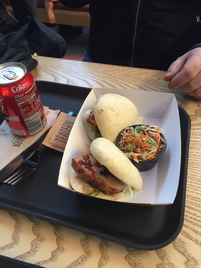 Steamed buns (bao) från Nook på Teatern i Ringen.