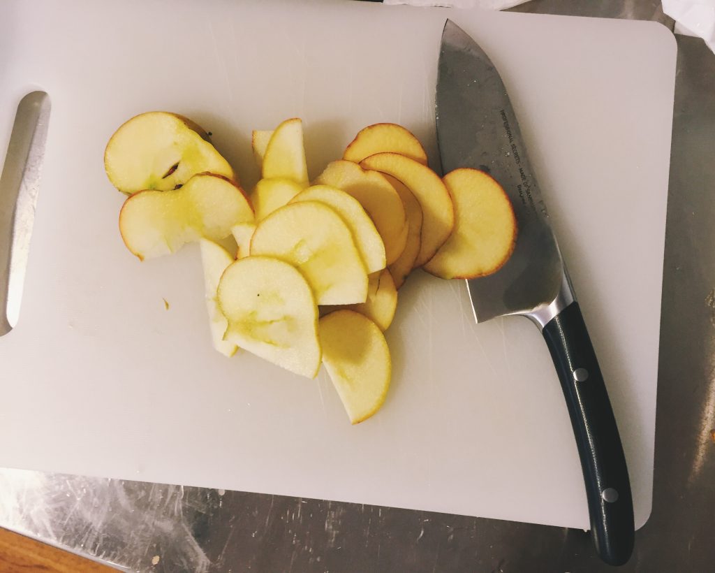 Ny liten kockkniv test.