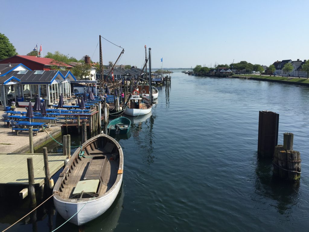 Mysiga hamnområdet i Karrebæksminde.