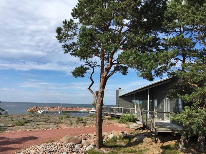 Klipphuset från sidan.