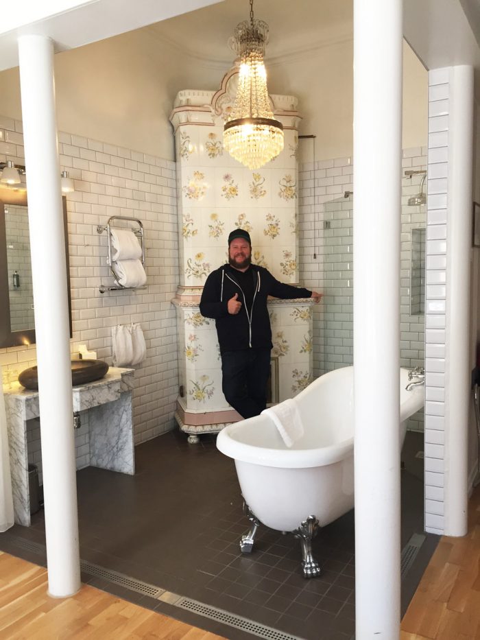 Alla rum på Hotel Kung Carl är olika. Det här kan dock vara det finaste rummet!