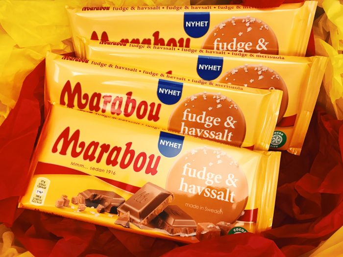 Jag testade Marabous nyhet med fudge och havssalt.