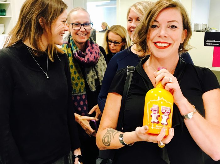 En del av den lyckliga testpanelen som hjälpte mig att prova Blossa 17.