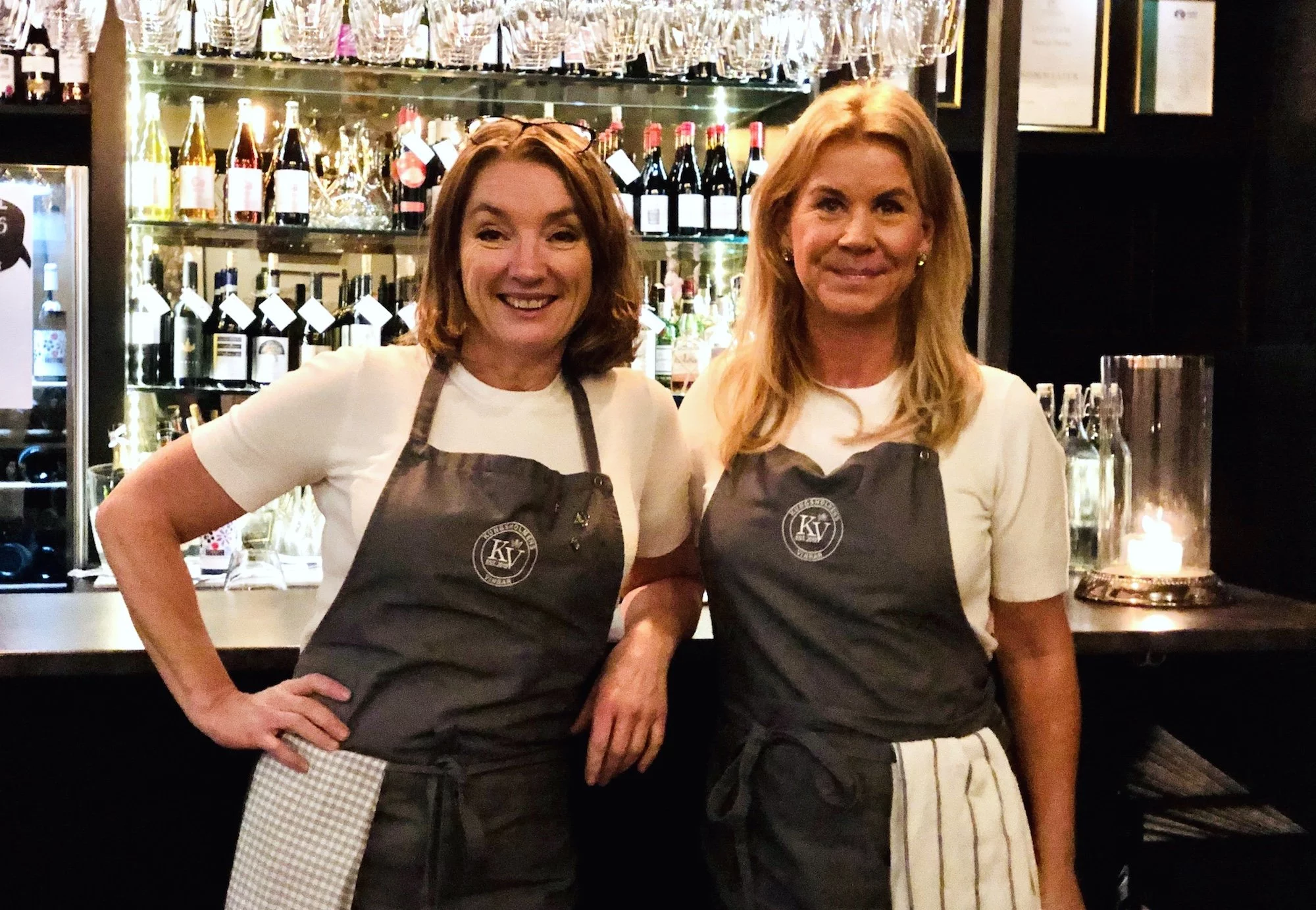 Pamela Davis driver Kungsholmens Vinbar och Jessica Gyllenberg ger oss utmärkt service.
