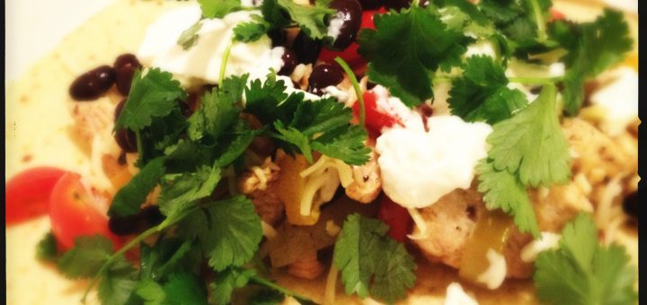 Chicken fajitas (Marias mexikanska kyckling)