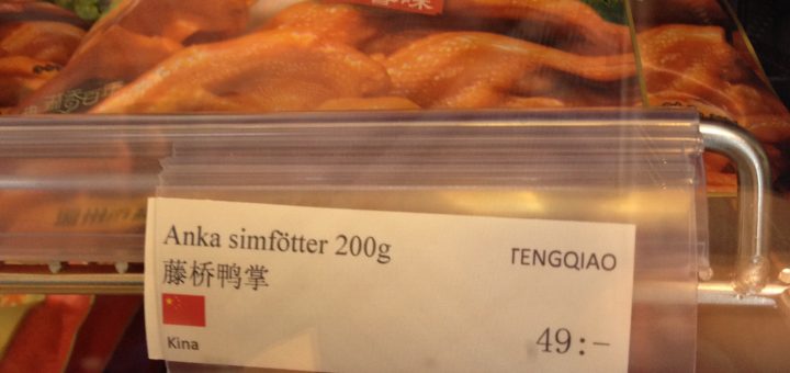 Inte Pekinganka men ankfötter.