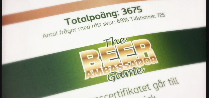 Carlsbergs nya ölspel. Vinn ett certifikat.