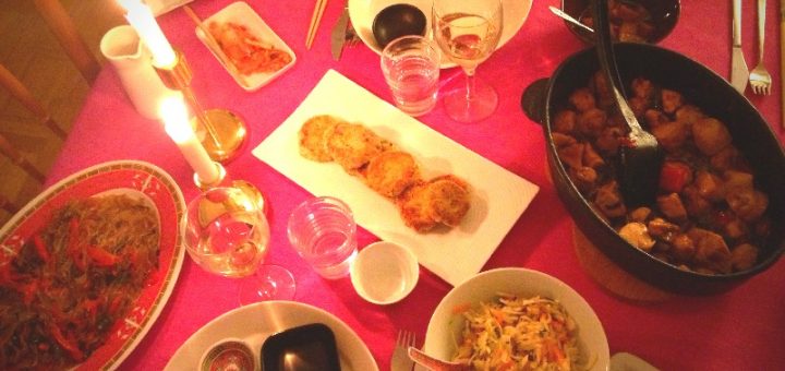 Koreansk middag i Sickla.