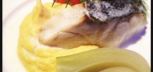 Sejrygg med musslor, räkor och fänkål på Pontus!