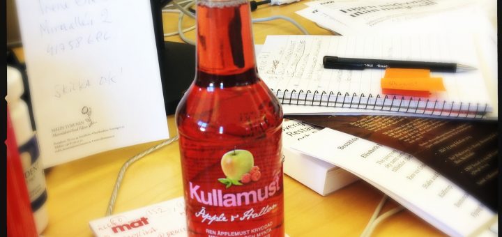 Kullamust med hallon.