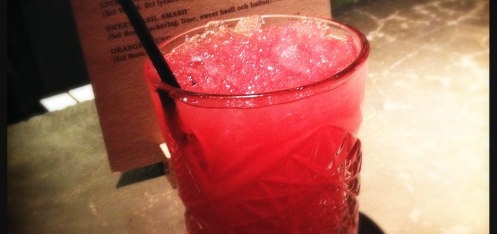 Sweet basil smash på Beijing 8, Hornstull.