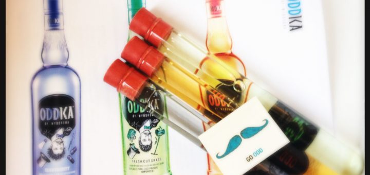 Smaksatta vodkan Oddka från Wyborowa.