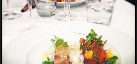 Förrätter på Luzette.