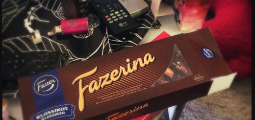 Fazerina – choklad med apelsinsmak.