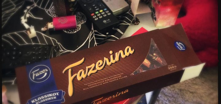 Fazerina – choklad med apelsinsmak.