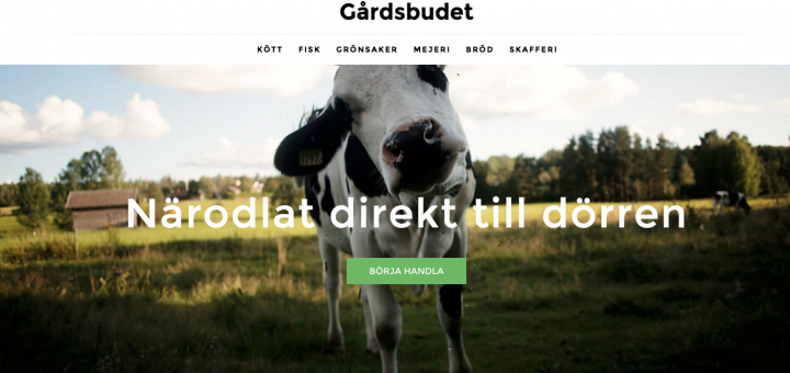 Gårdsbudet är en ny tjänst för att få gårdsbutikernas produkter hemlevererade.