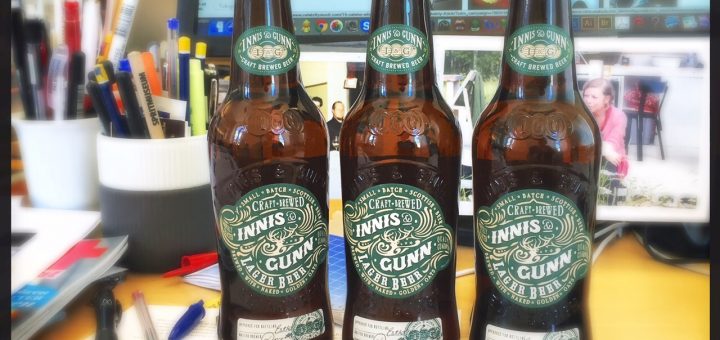 Ölflaskorna från Innis & Gunn är en riktig prydnad.