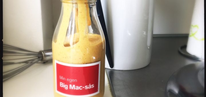 Big Mac-dressingen funkar till kyckling, pulled pork, avokado, skinkmacka, ostmacka med mera.