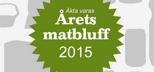 Årets matbluff 2015. I slutet av januari presenterar konsumentförening Äkta vara "vinnaren".