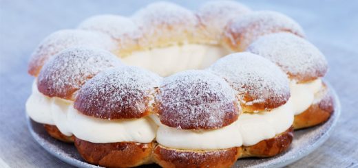 Gör en hel semmelkrans på Fettisdag!