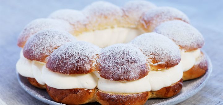 Gör en hel semmelkrans på Fettisdag!