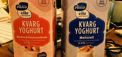 VI testar nyhet från Valio: laktosfri kvargyoghurt.