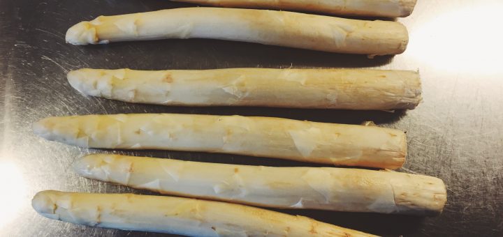 Vit sparris från Tyskland.