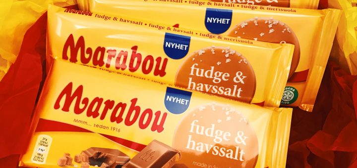 Jag testade Marabous nyhet med fudge och havssalt.