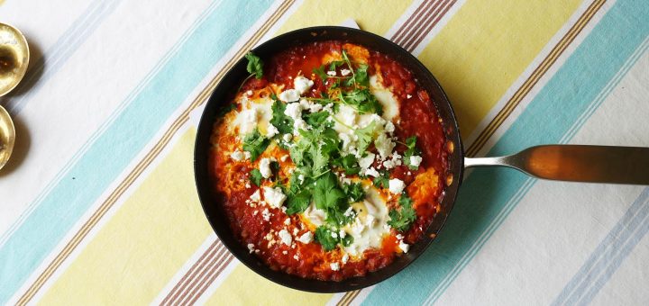 Ett hittepårecept med någon mycket liten likhet med receptet på shakshuka. Och så gott!