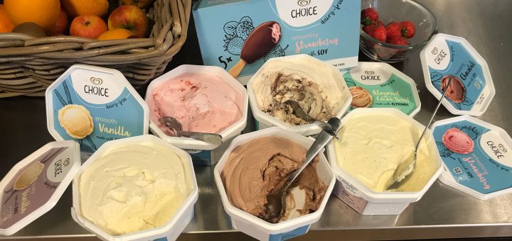 Många goda nyheter från Choice. GB:s mjölkfria glassar.