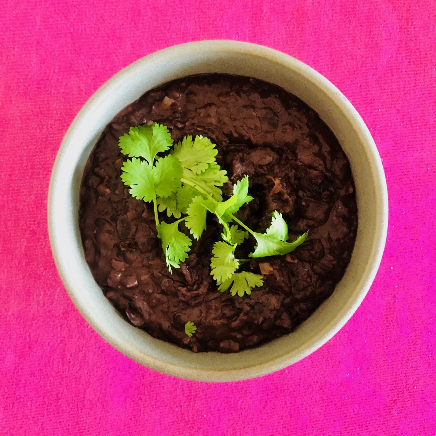 Refried Beans – Stekta svarta bönor till tacos