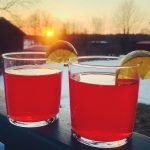 Ola Sunset, recept på en läskande drink med Sloe Gin.