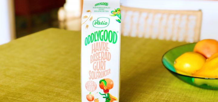 Valios nya produkt Oddlygood är en "gurt" gjord på havre.