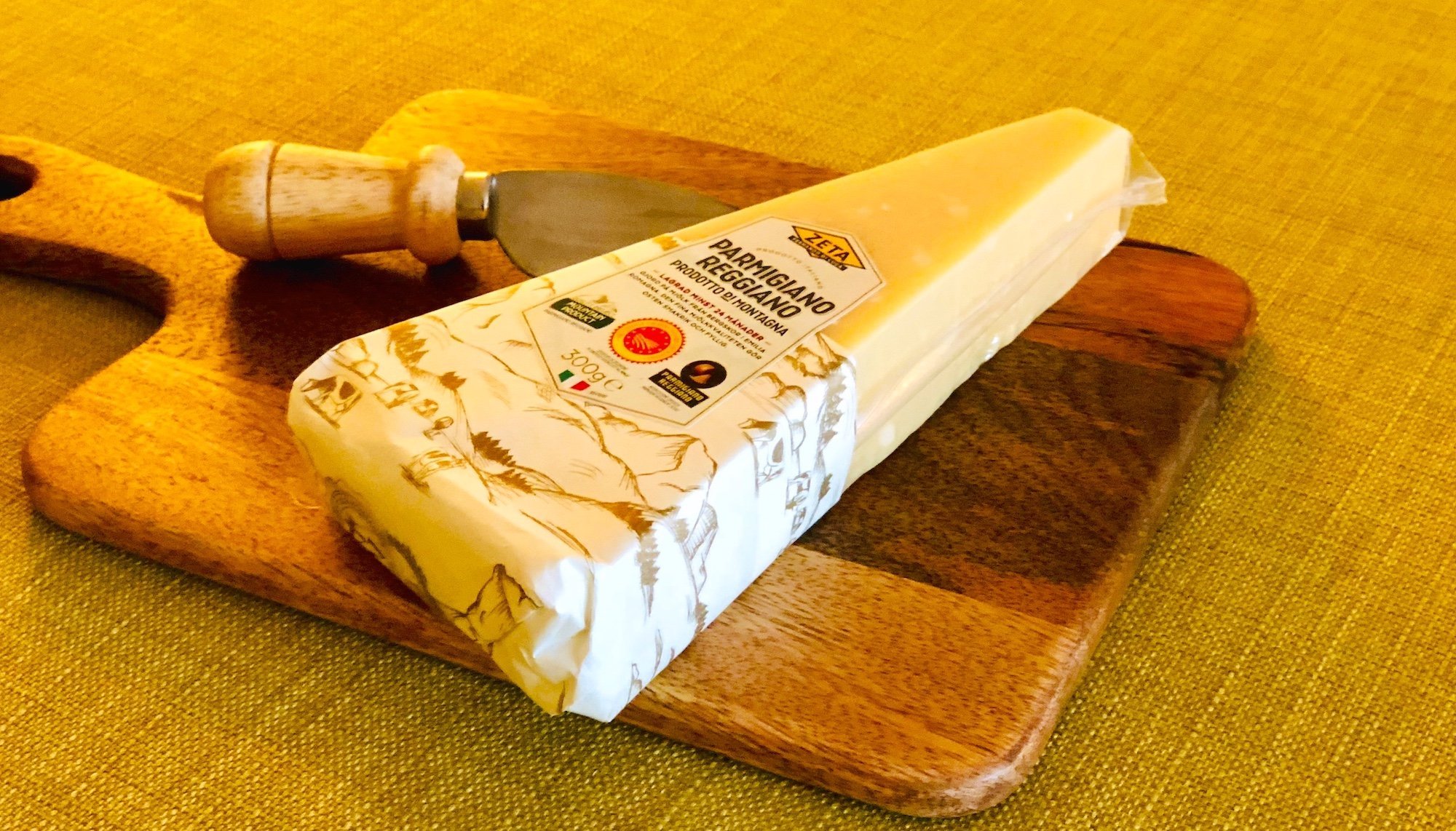 Zeta har lanserat en supergod Bergsparmesan.